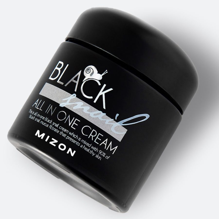 Mizon Black Snail All In One Snail Repair Cream, crema-cu-melc, crema-cu-extract-de-melc, cosmetice-coreene, k-beauty, korean-beauty