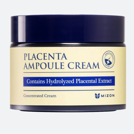 Mizon Placenta Ampoule Cream, crema-cu-extract-placental, crema-+45-+40, crema-fata-ten uscat, crema-antirid, crema-pentru-riduri, k-beauty