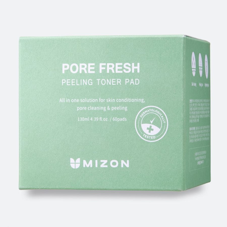 Mizon Pore Fresh Peeling Toner Pad, mizon romania, korean beauty, k-beauty