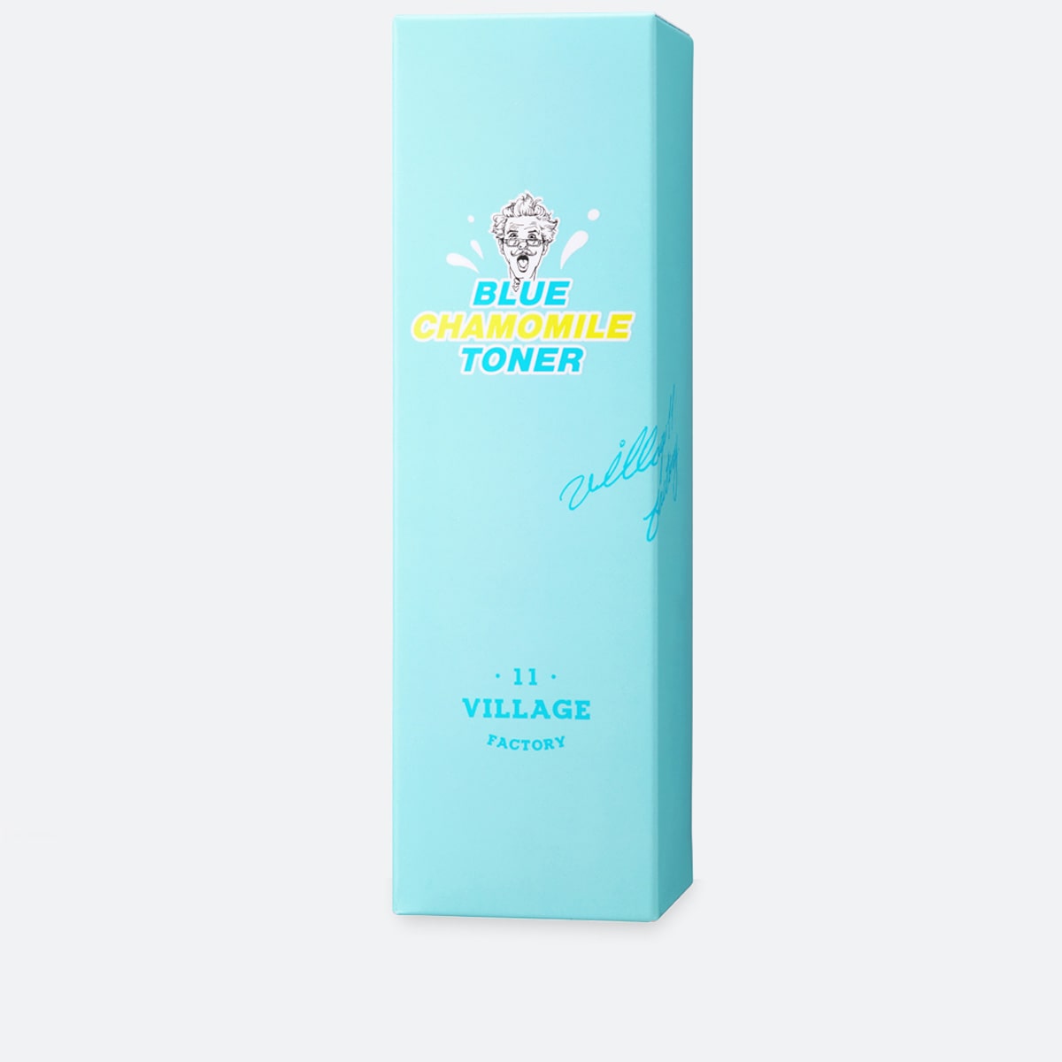 Village 11 Factory Blue Chamomile Toner, k-beauty