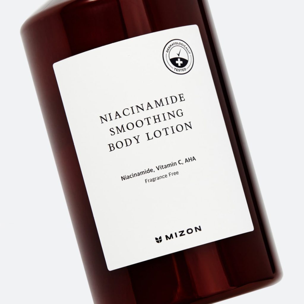 Niacinamide Smoothing Body Lotion, 300ml — Mizon 10 Niacinamide