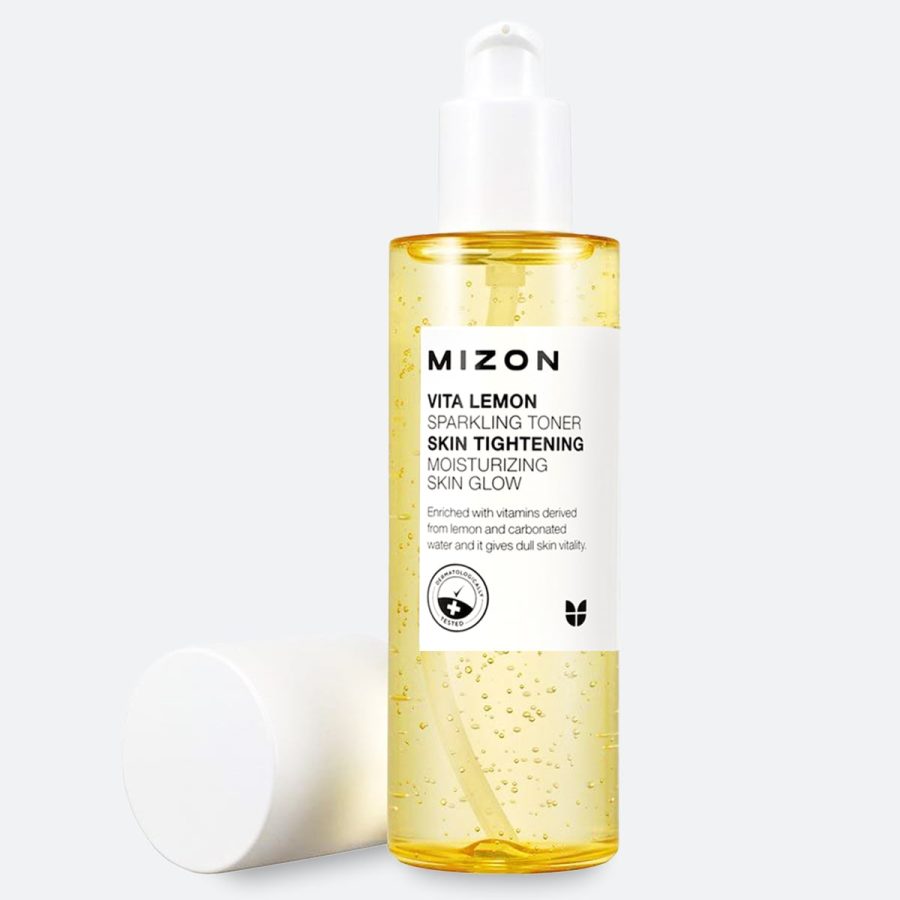 Mizon Vita Lemon Sparkling Toner, lotiune-tonica-coreeana, k-beauty
